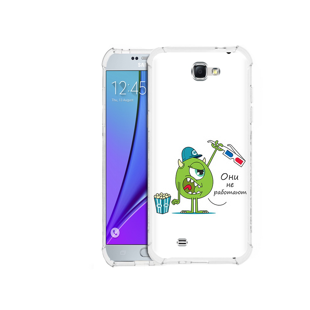 

Чехол MyPads Tocco для Samsung Galaxy Note 2 Очки не работают (PT29983.561.129), Прозрачный, Tocco