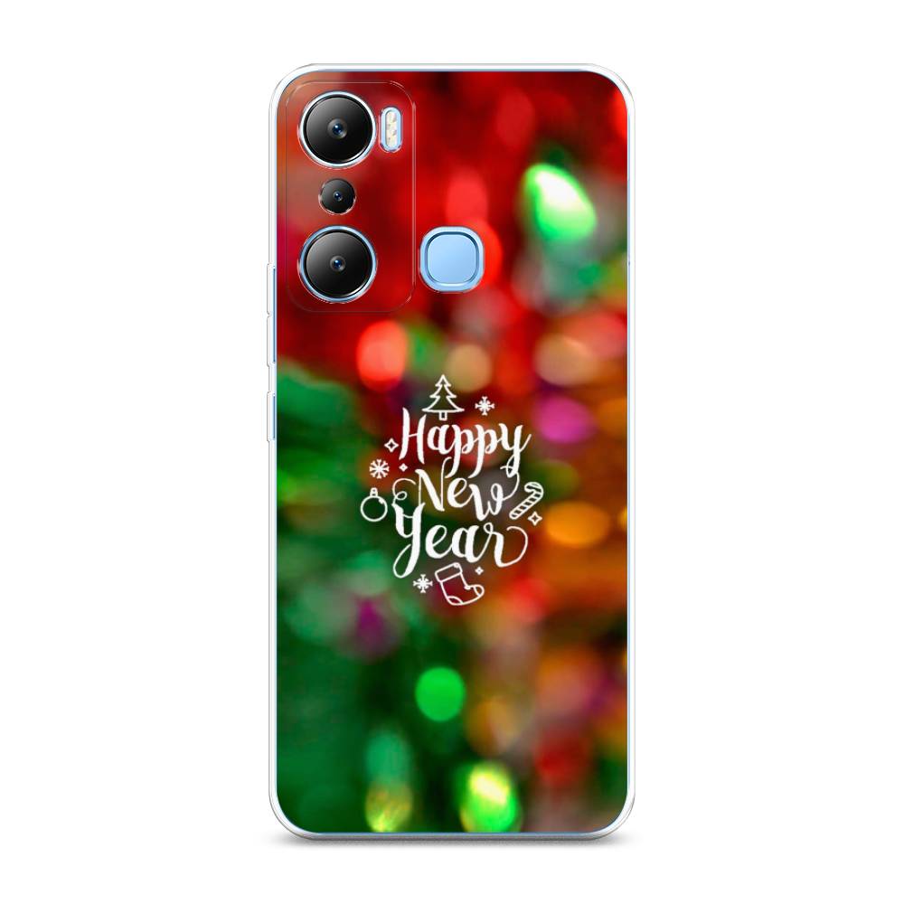 

Чехол на Infinix HOT 20i "Новый Год на елке", Зеленый;красный;желтый, 3102950-5
