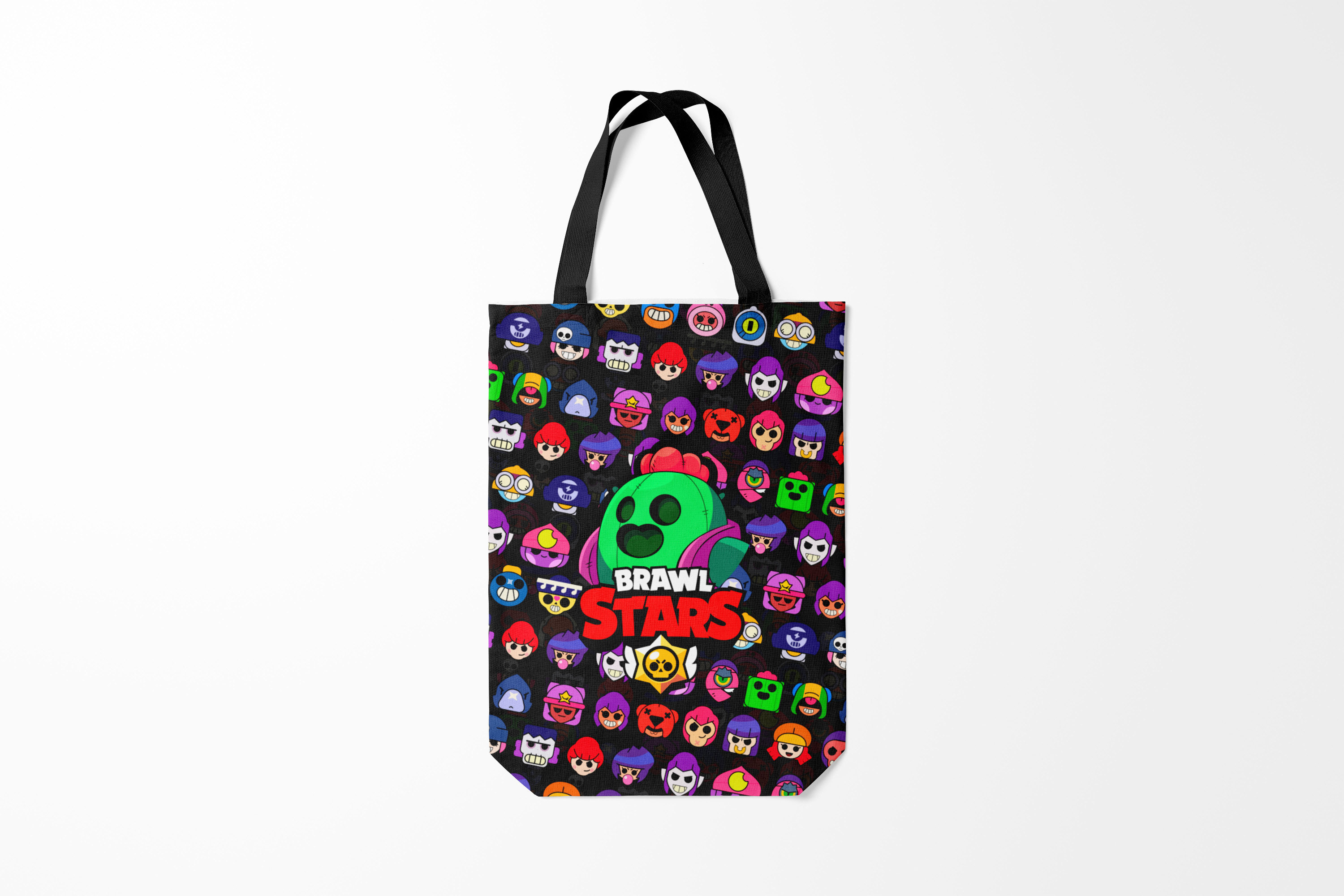 

Сумка шoппер унисекс Burnettie Brawl Stars Spike, разноцветный, Brawl Stars Spike