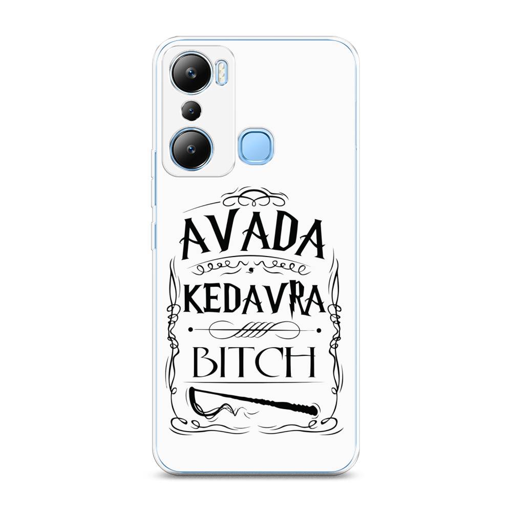 

Чехол на Infinix HOT 20i "Avada kedavra bitch", Белый;серый;черный, 3102950-6