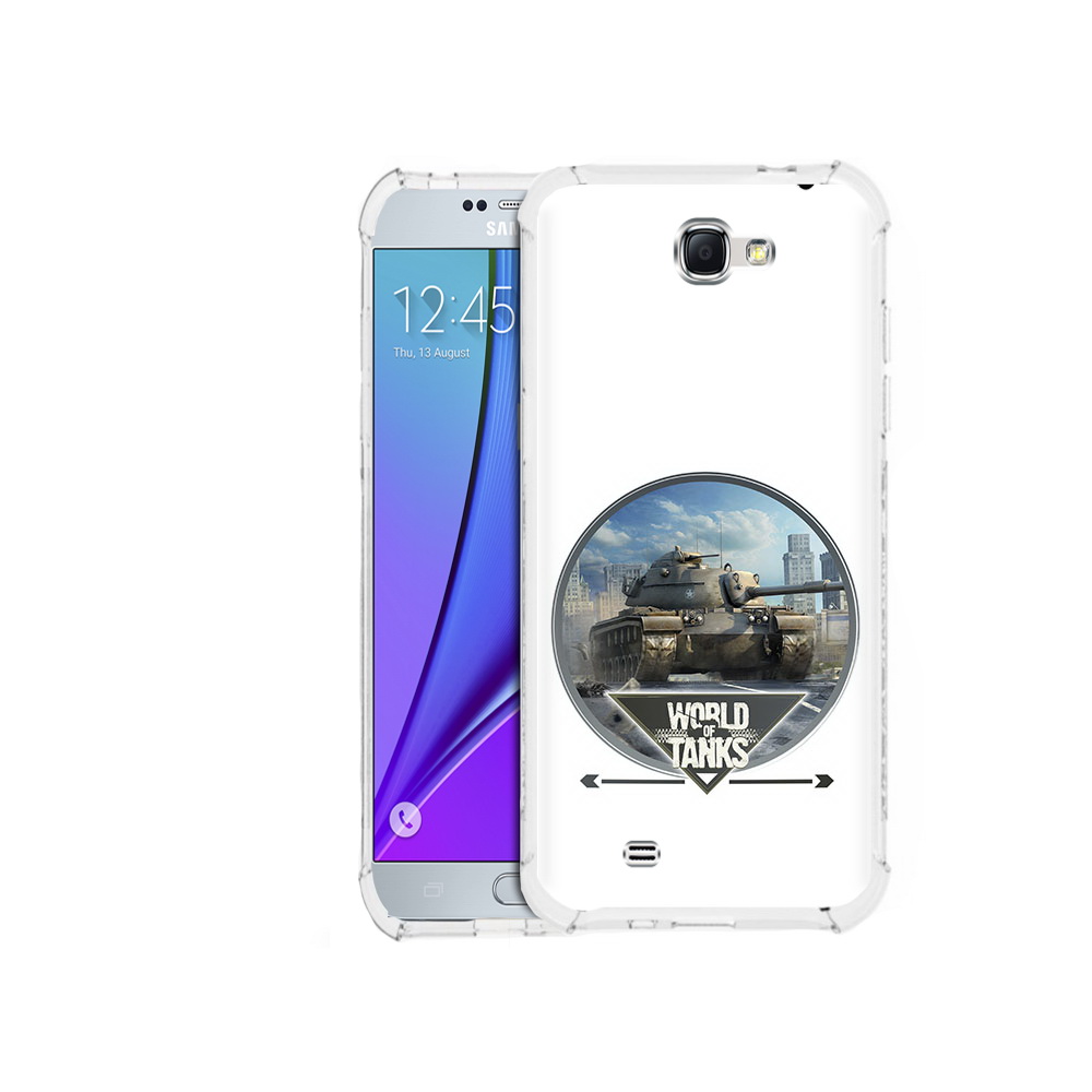

Чехол MyPads Tocco для Samsung Galaxy Note 2 Мир танков (PT29983.561.119), Прозрачный, Tocco