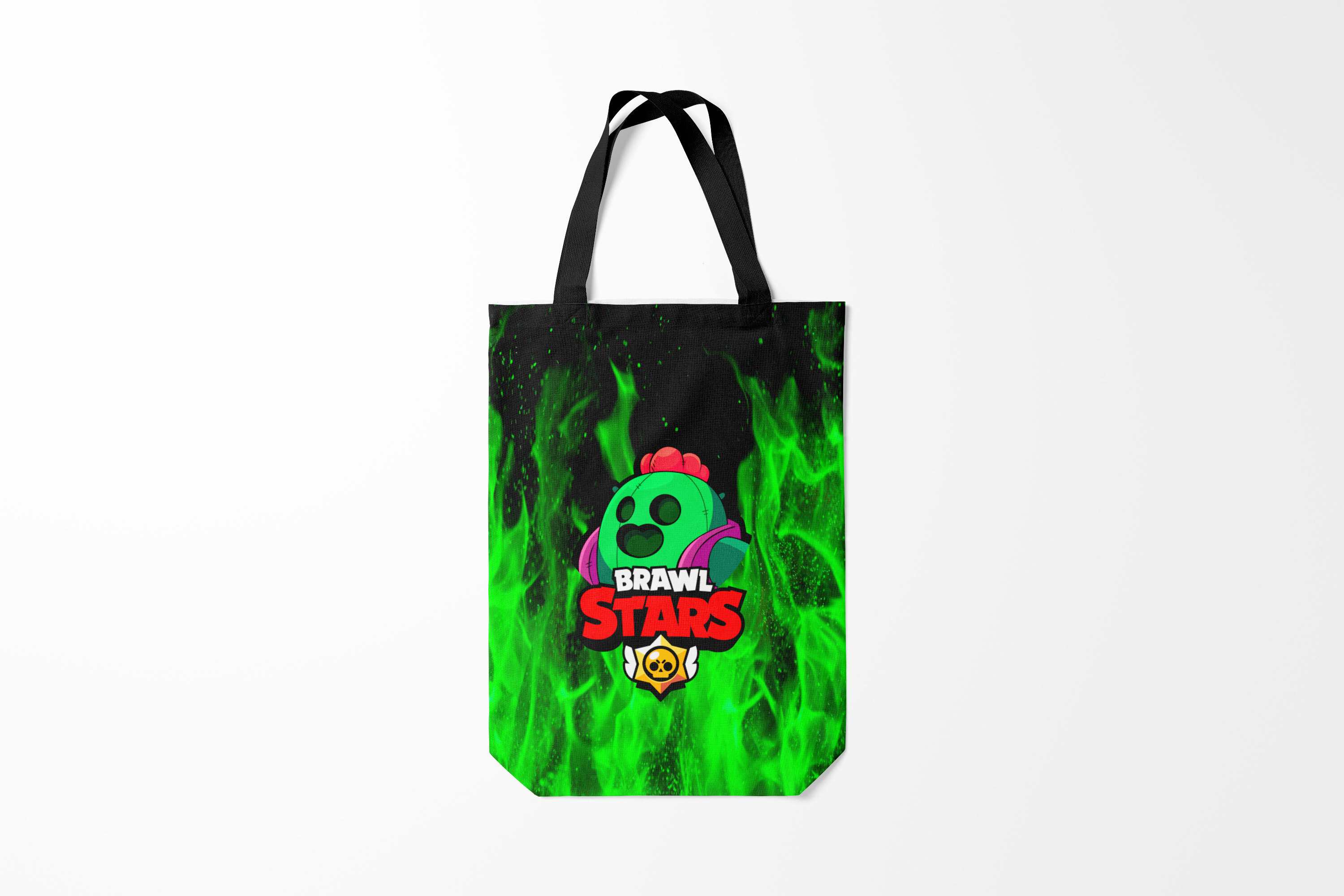 

Сумка шoппер унисекс Burnettie Brawl Stars SPIKE, разноцветный, Brawl Stars SPIKE