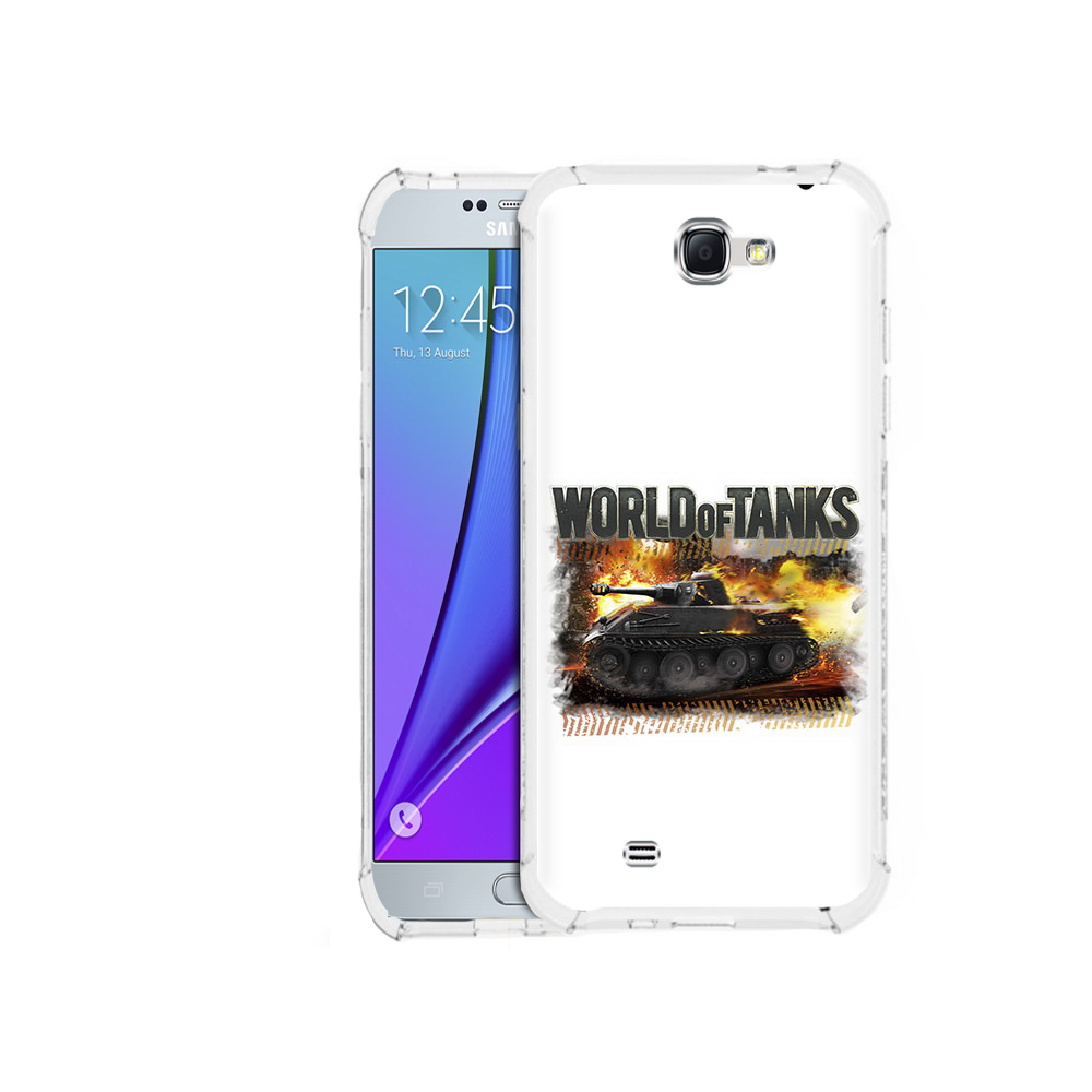 

Чехол MyPads Tocco для Samsung Galaxy Note 2 Мир танков-2 (PT29983.561.118), Прозрачный, Tocco