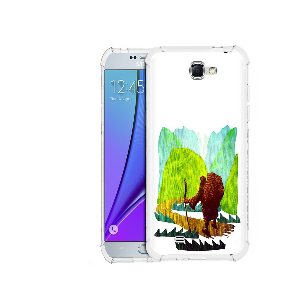 

Чехол MyPads Tocco для Samsung Galaxy Note 2 Лесная тропа (PT29983.561.106), Прозрачный, Tocco