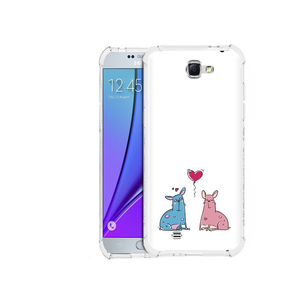 

Чехол MyPads Tocco для Samsung Galaxy Note 2 Лама любовь (PT29983.561.102), Прозрачный, Tocco