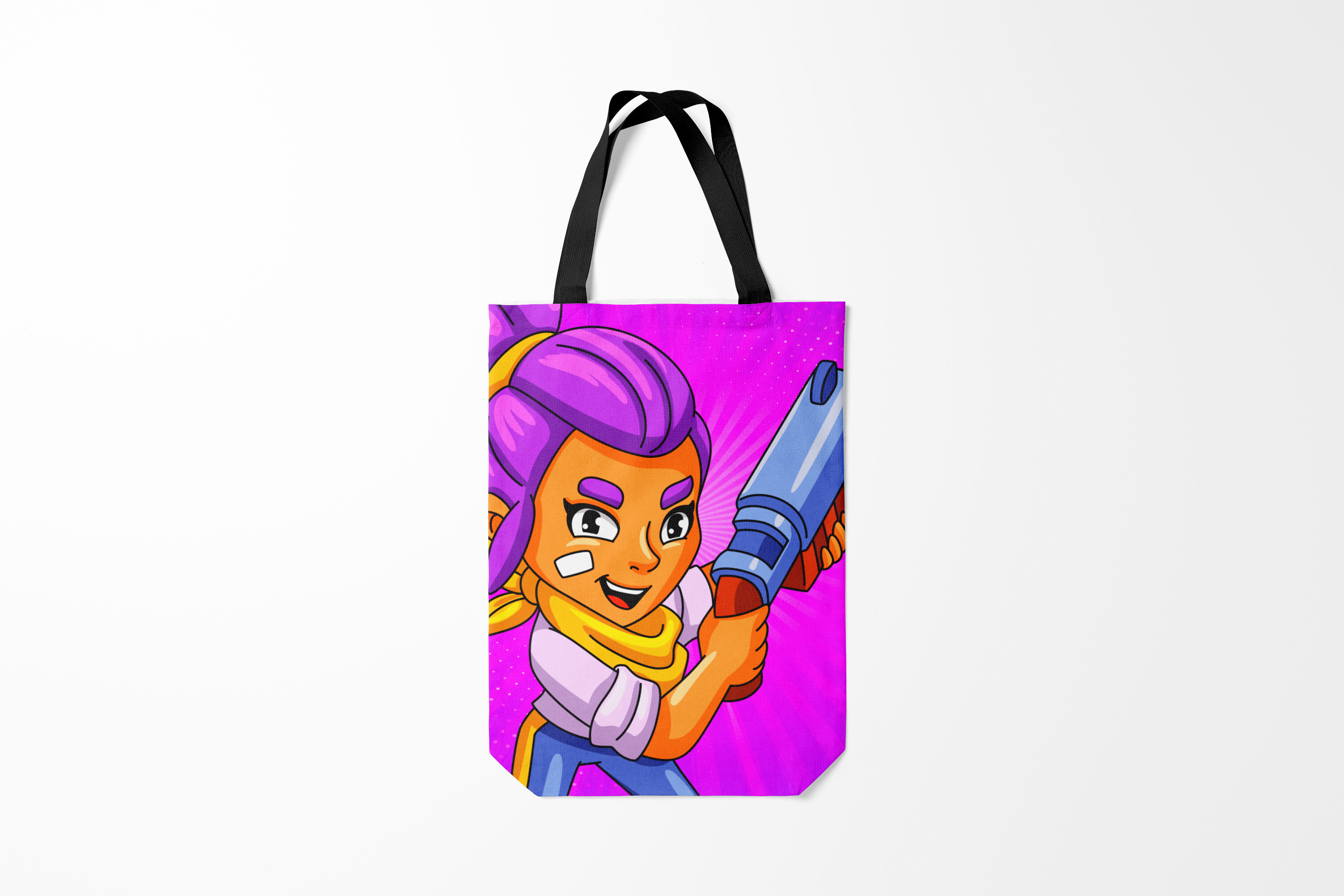 

Сумка шoппер унисекс Burnettie Brawl Stars SANDY Zzz, черный, Brawl Stars SANDY Zzz