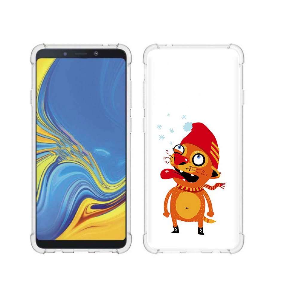 

Чехол MyPads Tocco для Samsung Galaxy A9 Зимний кот (PT118683.560.88), Прозрачный, Tocco