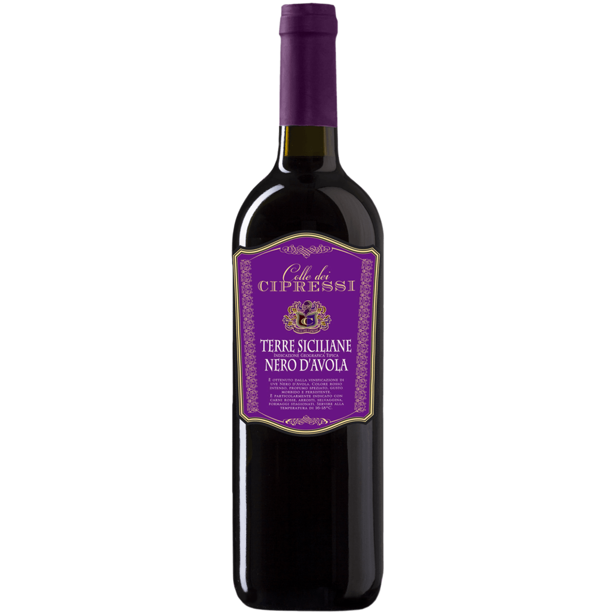 

Вино Colle dei Cipressi Nero d'Avola красное сухое 0,75 л