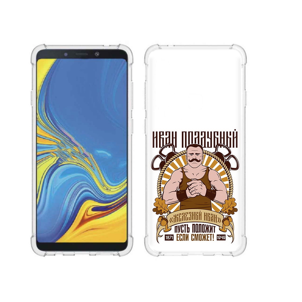 

Чехол MyPads Tocco для Samsung Galaxy A9 Железный Иван (PT118683.560.80), Прозрачный, Tocco