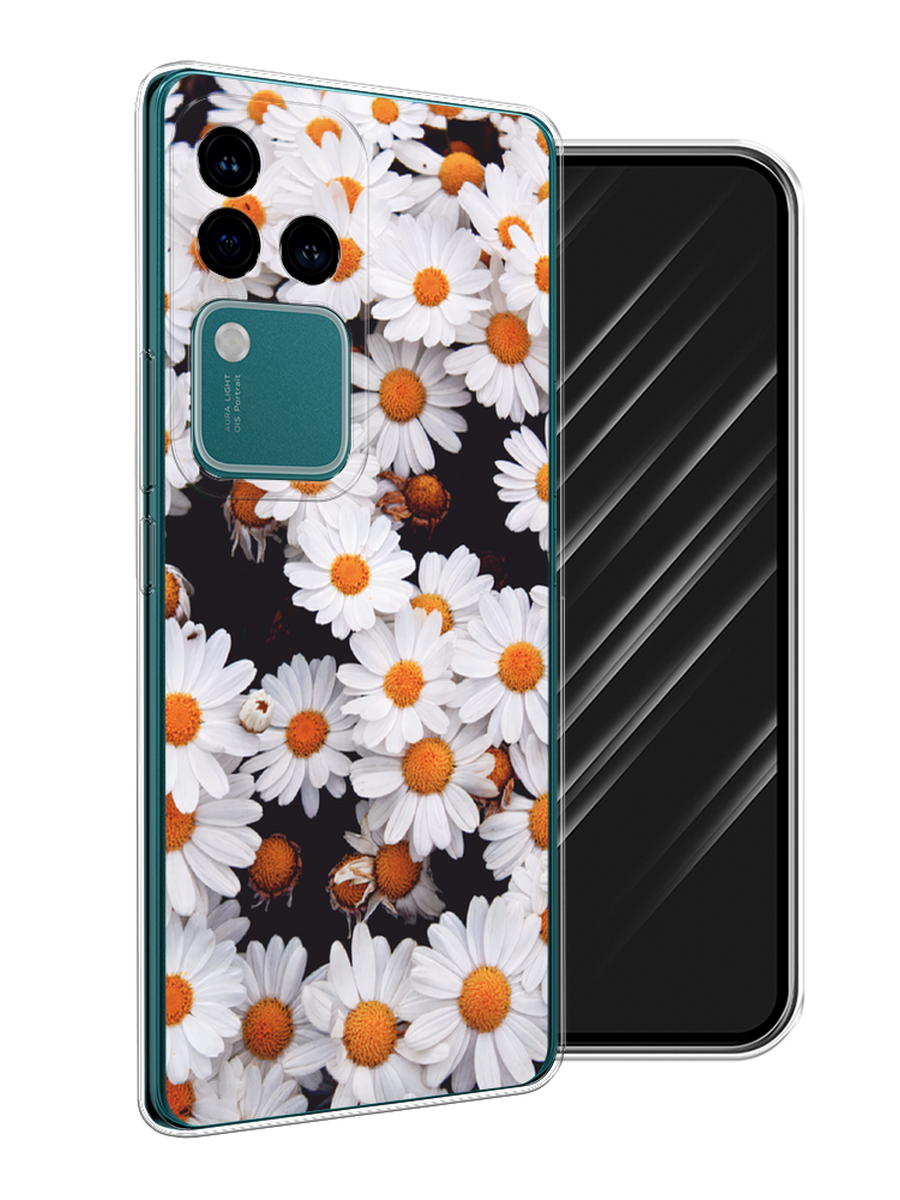 

Чехол Awog на Vivo V30 Pro/S18 Pro "Ромашковое поле", Белый, 269950-1