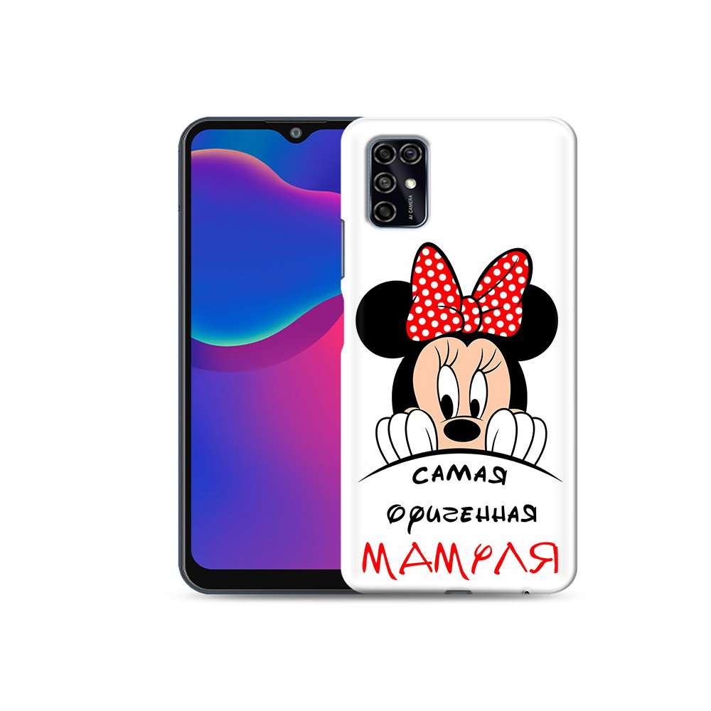 

Чехол MyPads Tocco для ZTE Blade V2020 Smart Самая лучшая мамуля Мини Маус, Прозрачный, Tocco