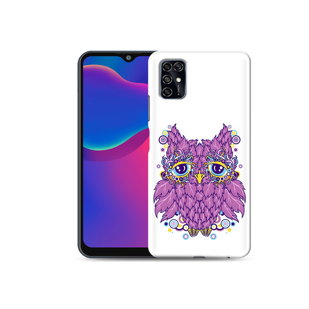 

Чехол MyPads Tocco для ZTE Blade V2020 Smart Розовая сова (PT156449.442.147), Прозрачный, Tocco