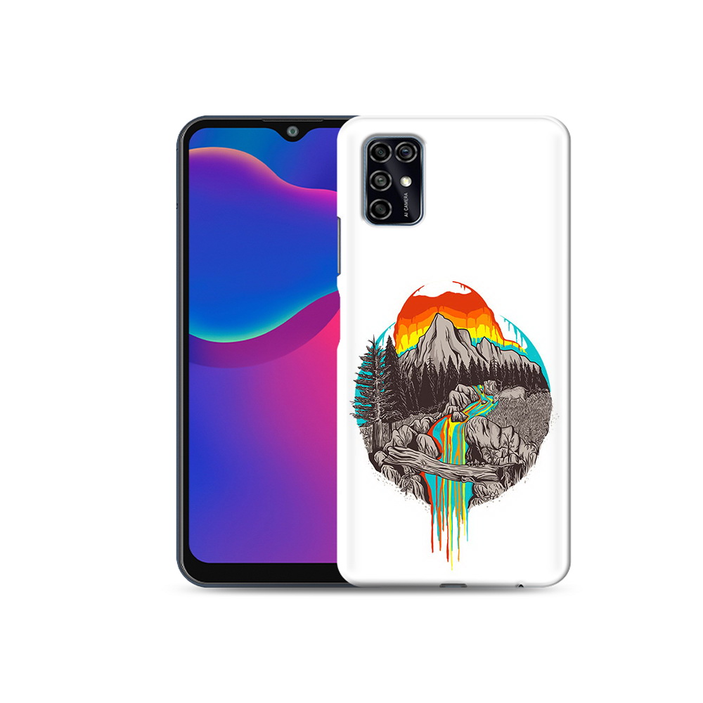 Чехол MyPads Tocco для ZTE Blade V2020 Smart Радужный водопад (PT156449.442.144)