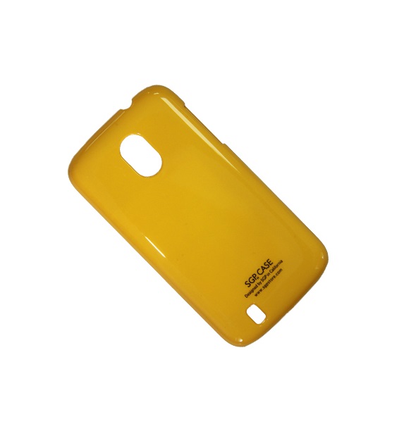 

Чехол для ZTE V889m задняя крышка пластик лакированный SGP Case Ultra Slider <желтый>