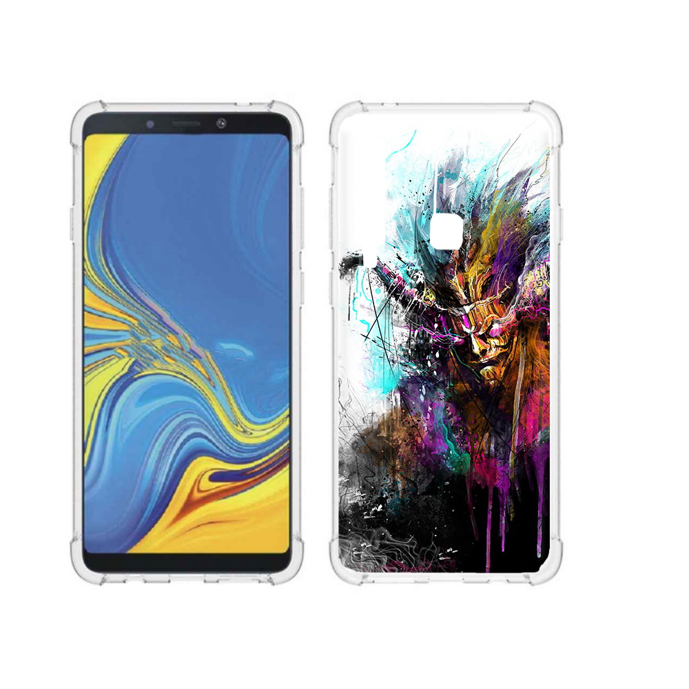 

Чехол MyPads Tocco для Samsung Galaxy A9 яркий дьявол (PT118683.560.709), Прозрачный, Tocco