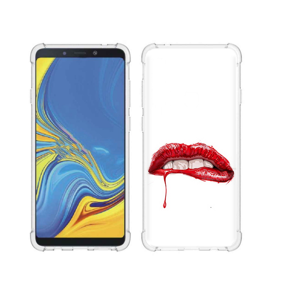 

Чехол MyPads Tocco для Samsung Galaxy A9 яркие красные губы (PT118683.560.706), Прозрачный, Tocco