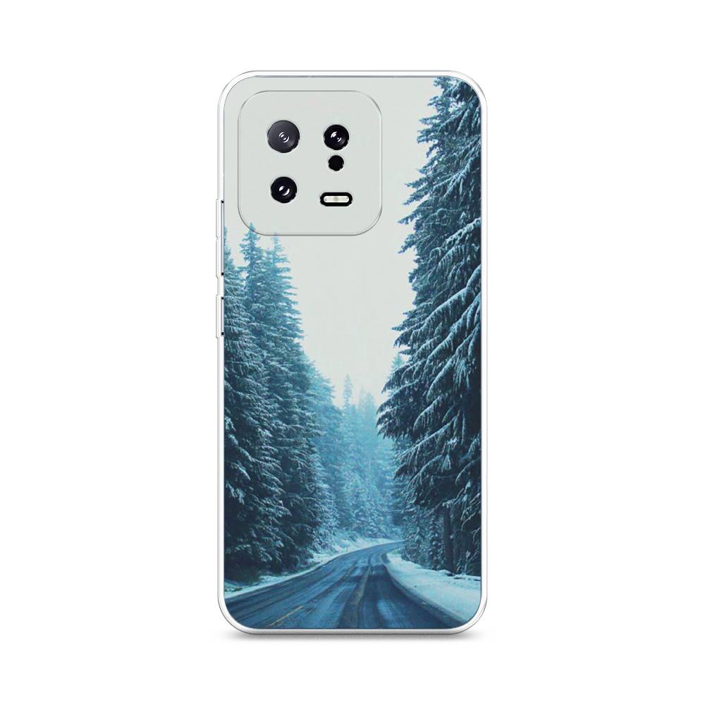 

Чехол на Xiaomi 13 5G "Зима 9", Бежевый;голубой;черный, 317250-2