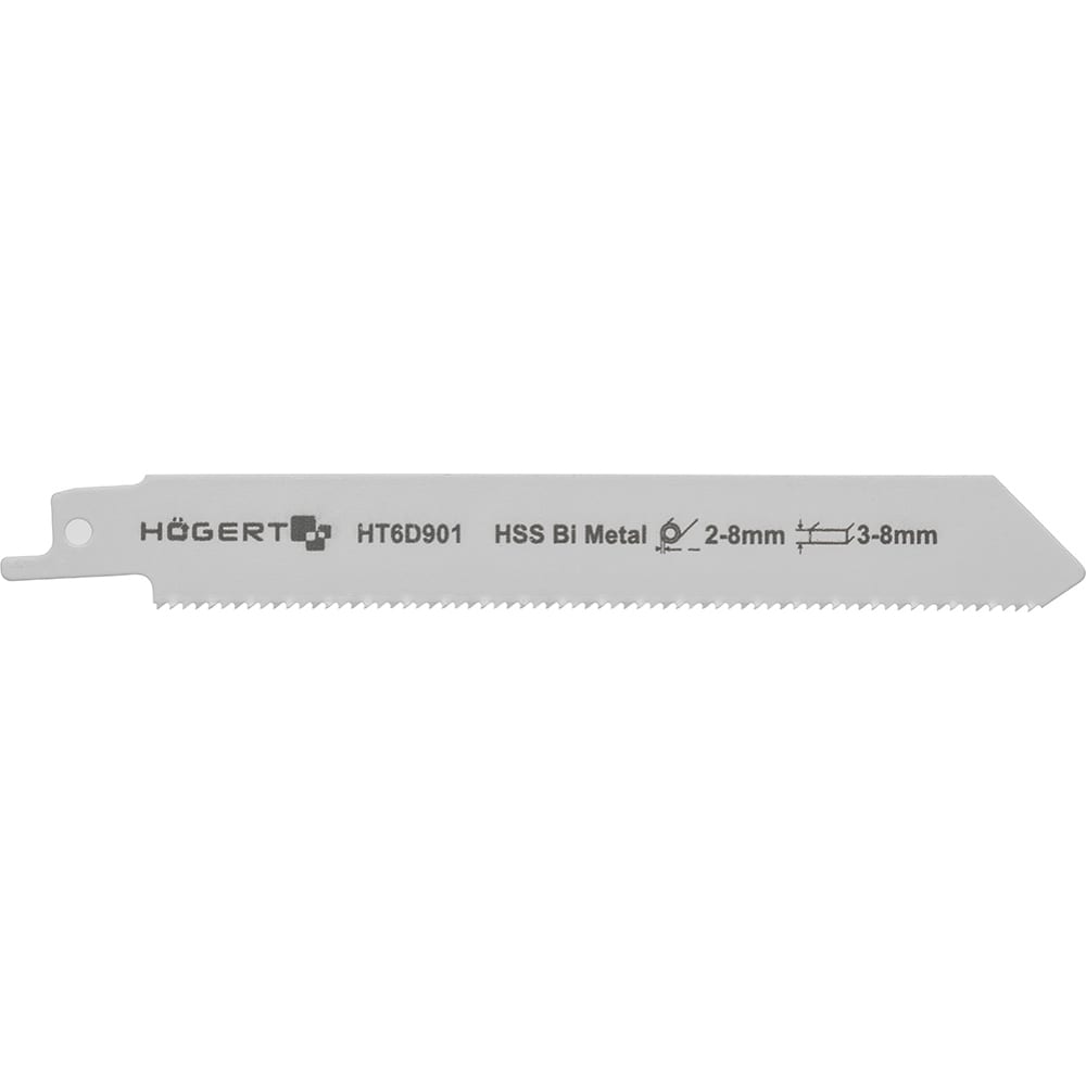 HOEGERT TECHNIK Полотно для сабельной пилы по металлу 150 мм, 14 TPI HT6D901