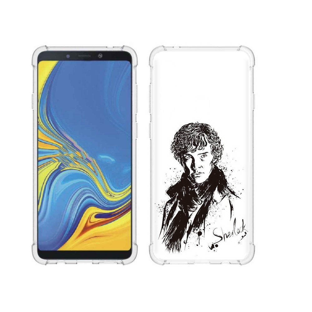 

Чехол MyPads Tocco для Samsung Galaxy A9 шерлок холмс портрет (PT118683.560.698), Прозрачный, Tocco