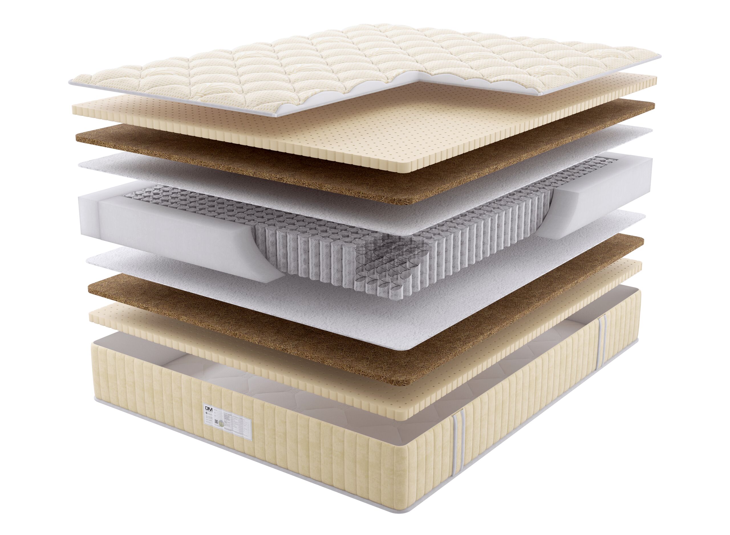 

Матрас Dream Master Престиж 3 MP 160х200, Бежевый;белый;серый;серебристый, Престиж 3 MP