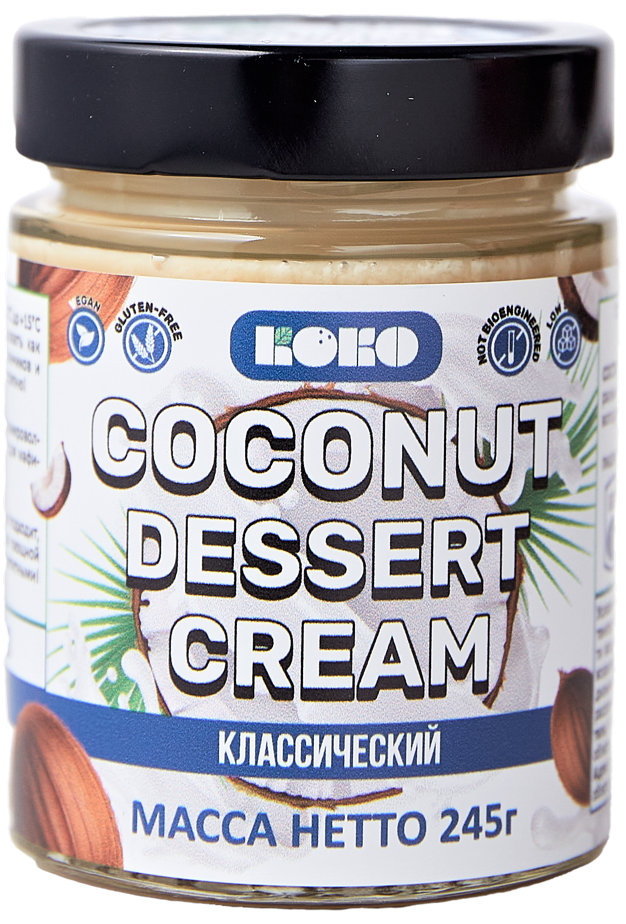 

Кокосовый крем-десерт, кокосовая сгущенка "Классическая", 1 шт-245 г, Классическая