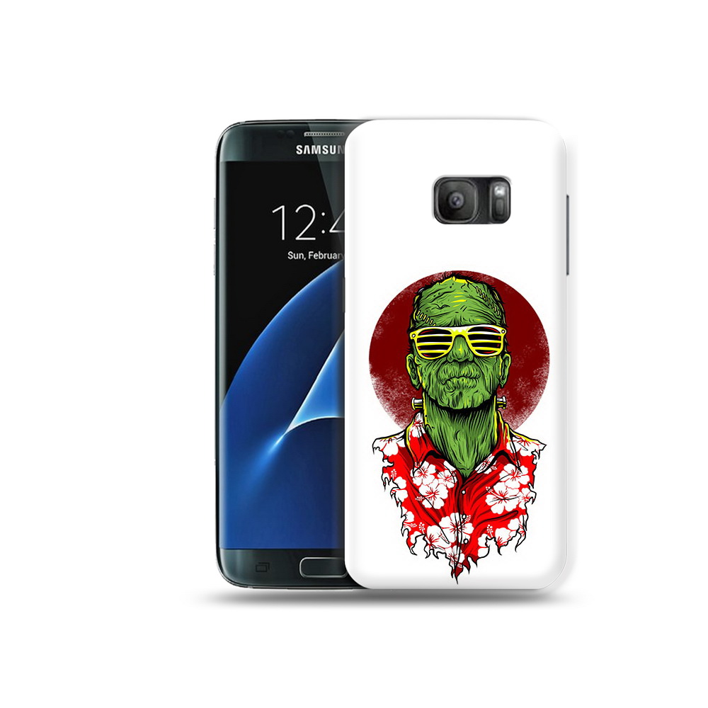 

Чехол MyPads Tocco для Samsung Galaxy S7 крутой зеленый мужчина в очках, Прозрачный, Tocco