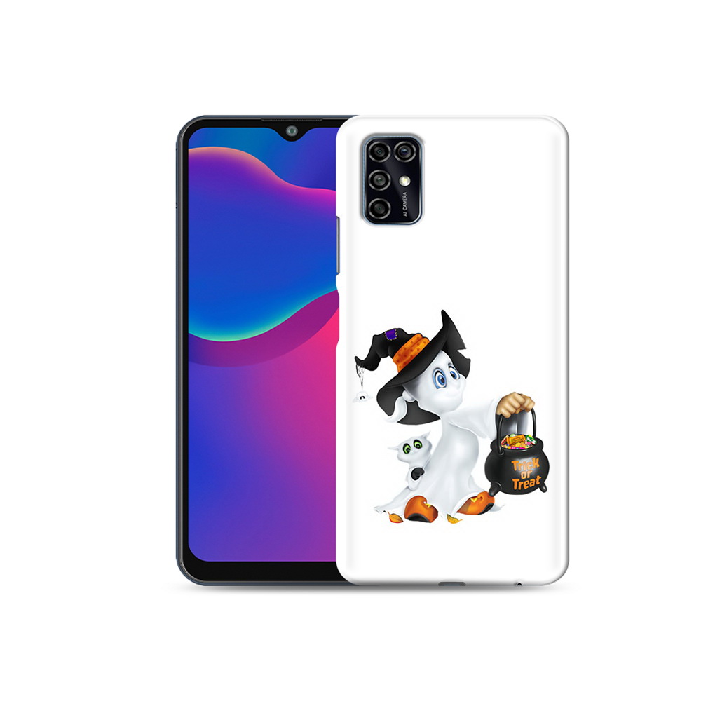 

Чехол MyPads Tocco для ZTE Blade V2020 Smart Маленький призрак (PT156449.442.113), Прозрачный, Tocco
