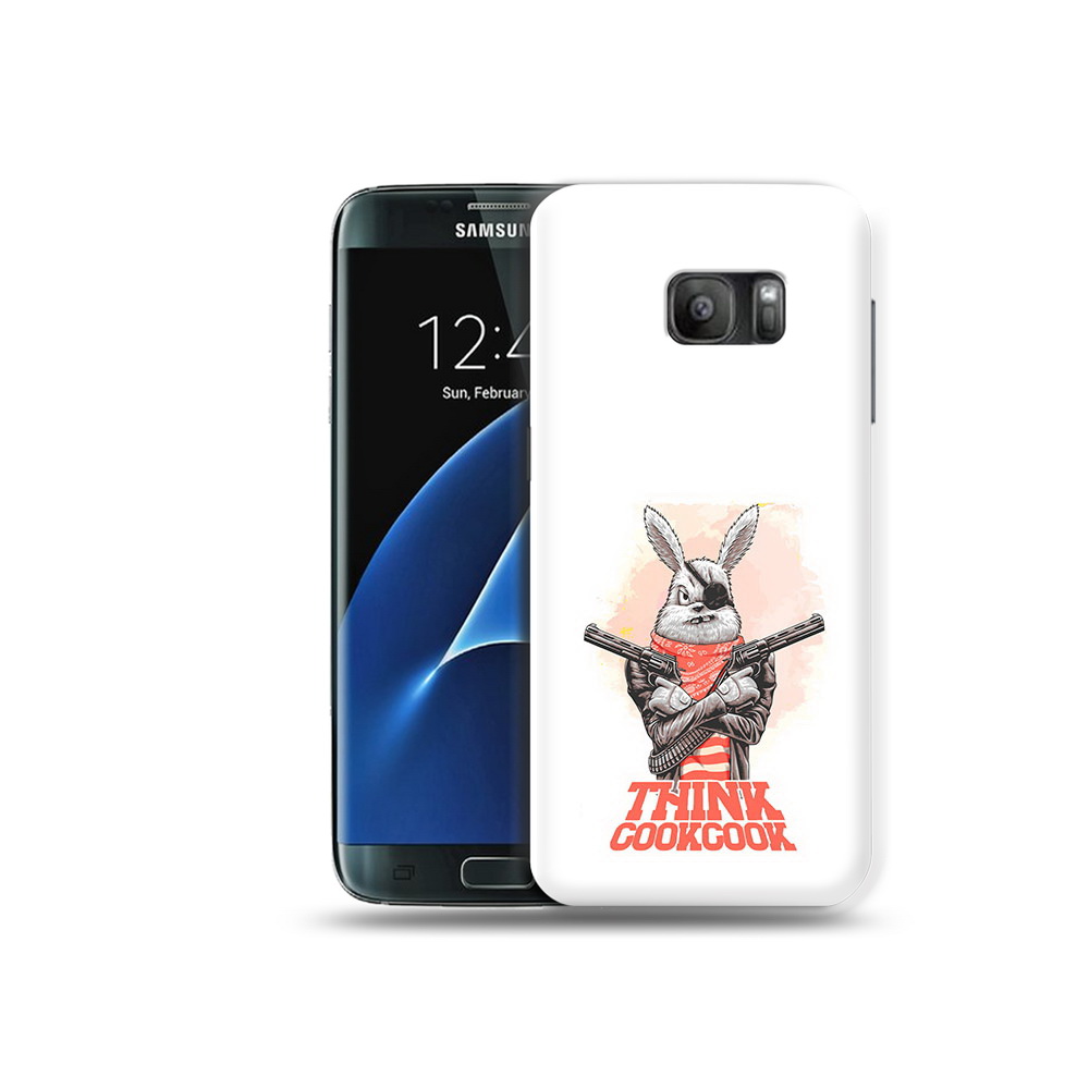 

Чехол MyPads Tocco для Samsung Galaxy S7 кролик пират, Прозрачный, Tocco