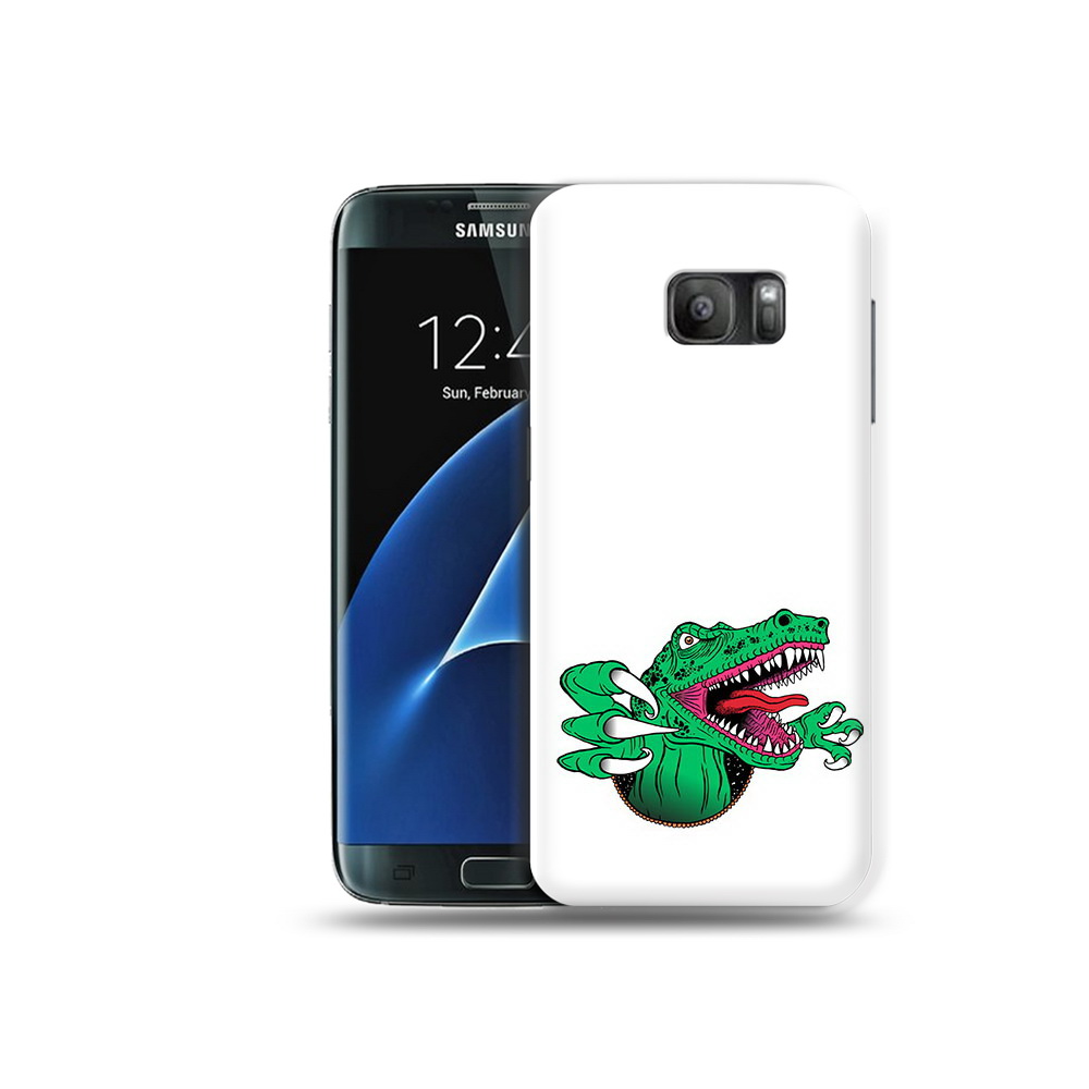 

Чехол MyPads Tocco для Samsung Galaxy S7 крокодил, Прозрачный, Tocco