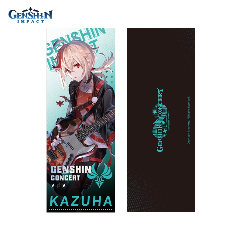 

Памятный билет Genshin Impact 2022 Online Concert Lazer Cut Commemorative Ticket Kaedehara, Kaedehara Kazuha