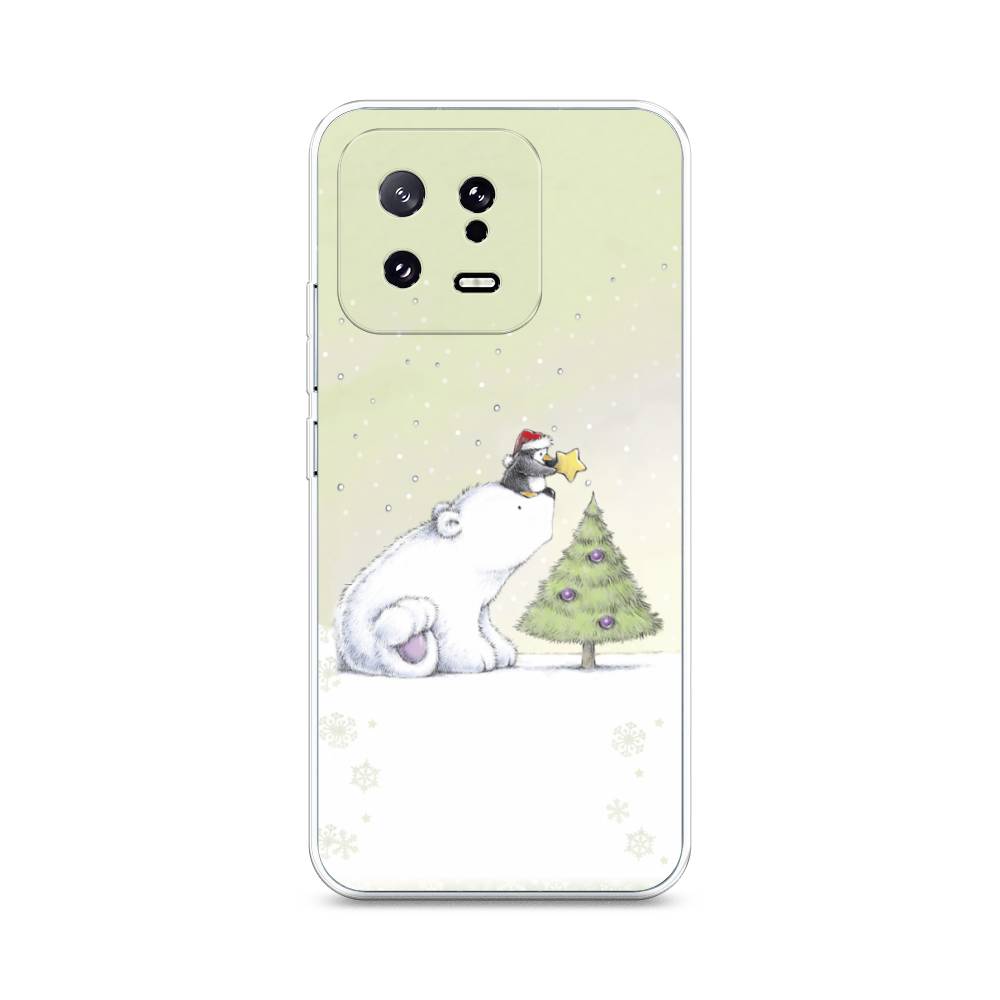 

Чехол на Xiaomi 13 5G "Украшение елки", Белый;бежевый, 317250-5