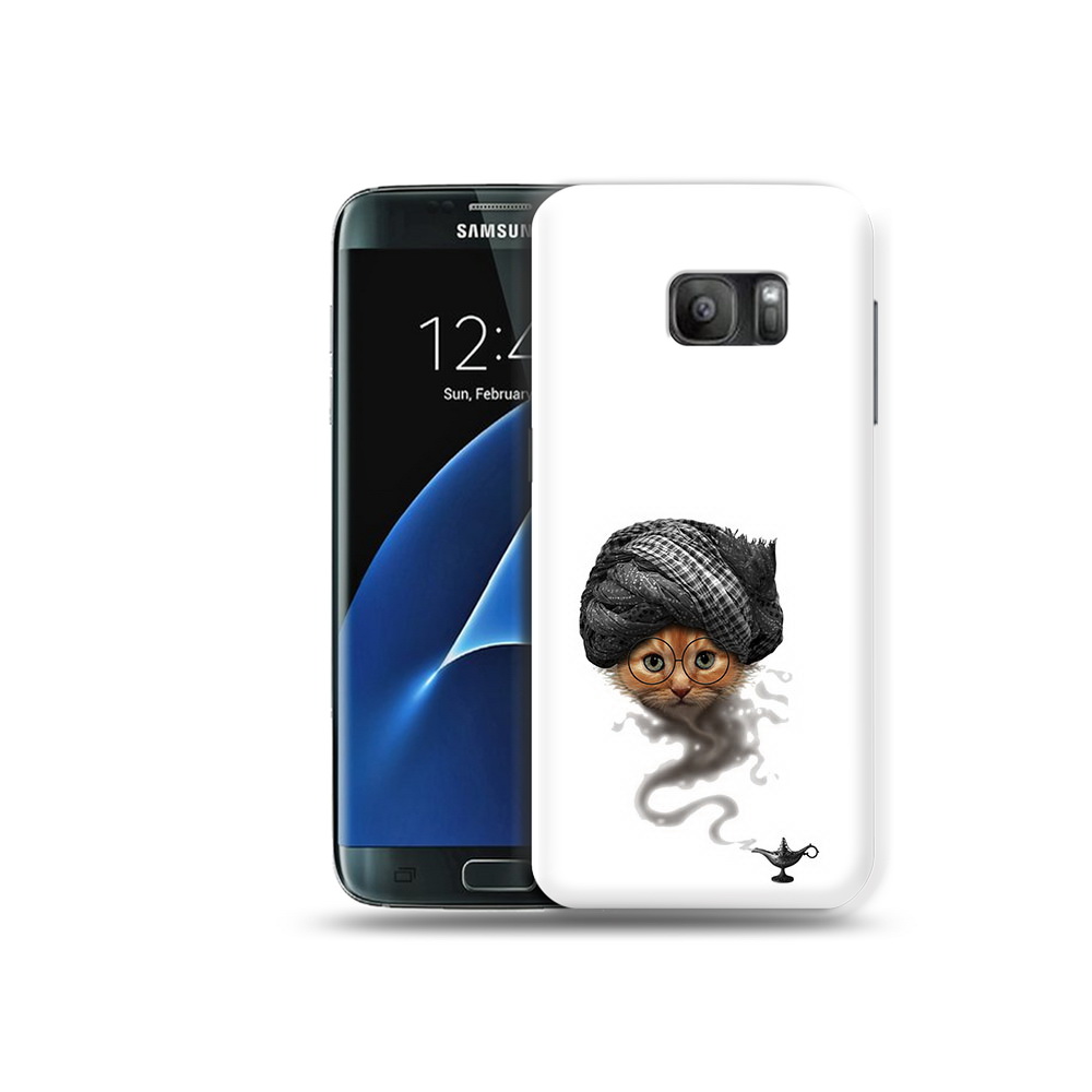 

Чехол MyPads Tocco для Samsung Galaxy S7 кот джин, Прозрачный, Tocco