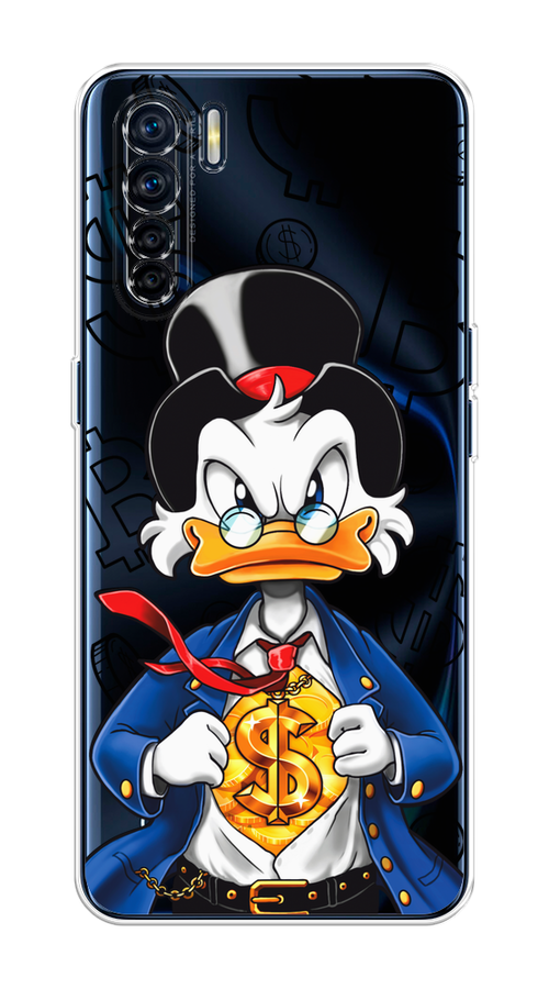 

Чехол на Oppo A91/Reno 3 "Scrooge Goldman", Черный;белый;синий, 254250-1