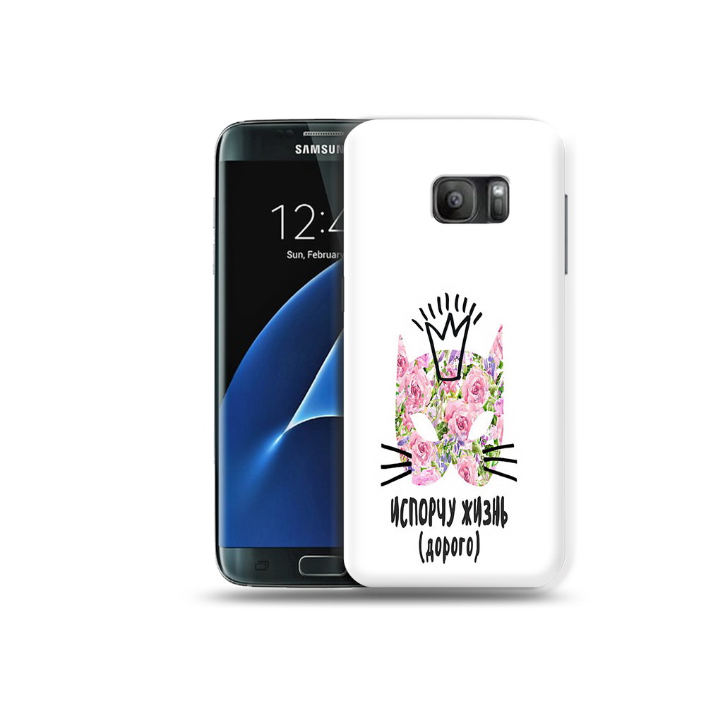 

Чехол MyPads Tocco для Samsung Galaxy S7 испорчу жизнь дорого, Прозрачный, Tocco