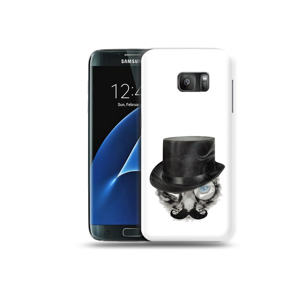 

Чехол MyPads Tocco для Samsung Galaxy S7 интелегентный кот, Прозрачный, Tocco