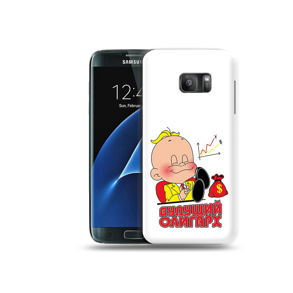 

Чехол MyPads Tocco для Samsung Galaxy S7 Будущий олигарх, Прозрачный, Tocco