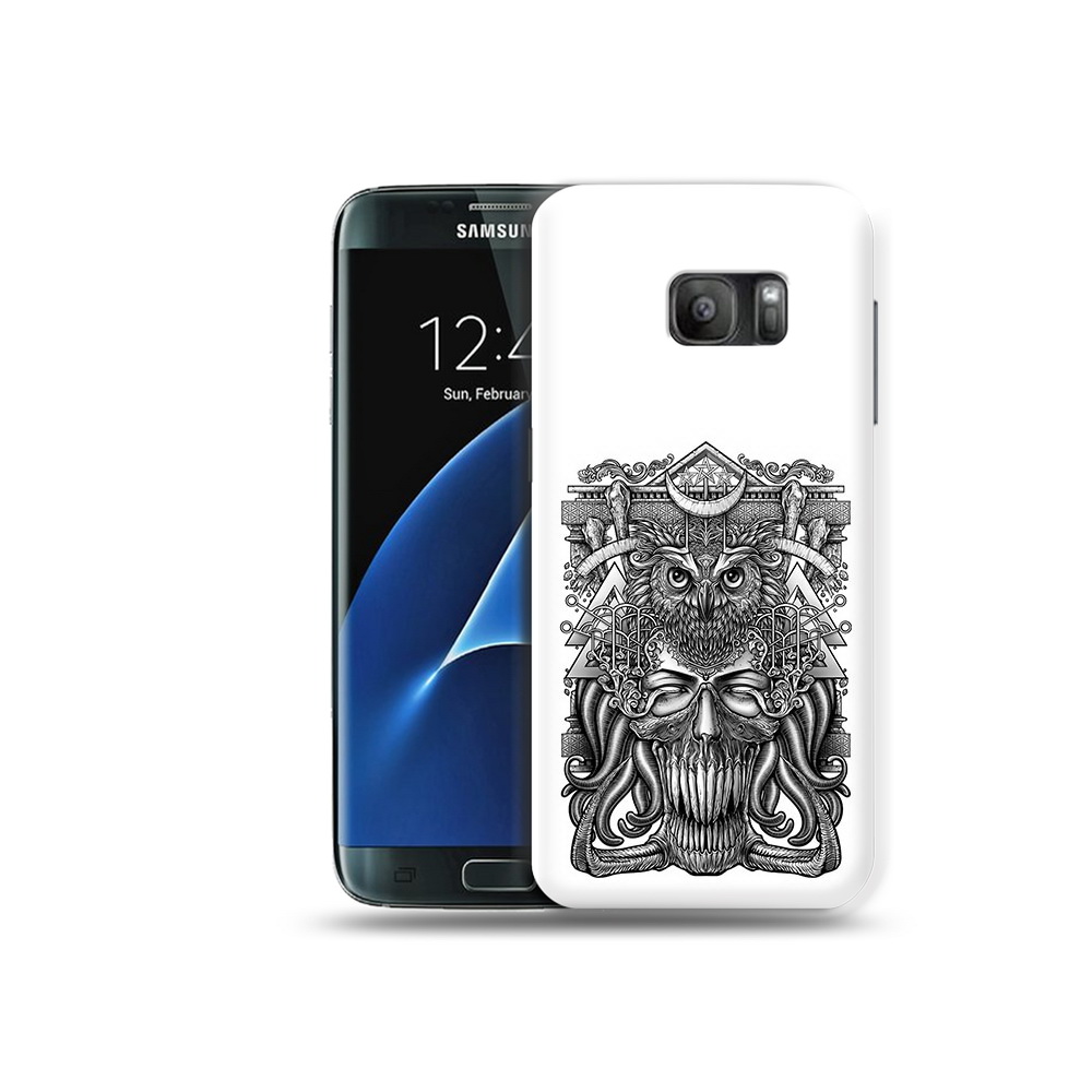 

Чехол MyPads Tocco для Samsung Galaxy S7 зубастая сова, Прозрачный, Tocco