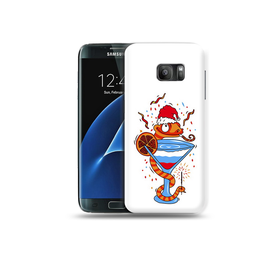 Чехол MyPads Tocco для Samsung Galaxy S7 змейка