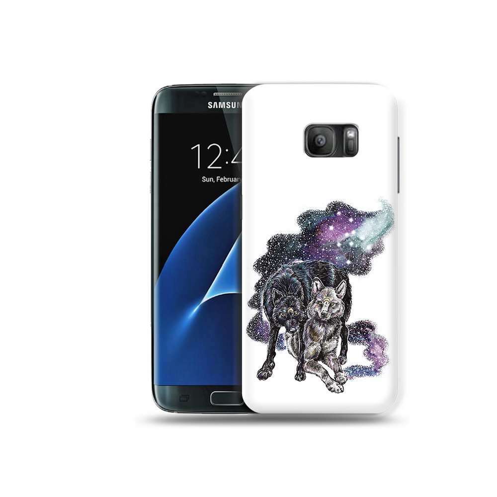 

Чехол MyPads Tocco для Samsung Galaxy S7 звездные волки, Прозрачный, Tocco