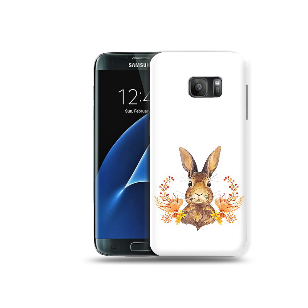 

Чехол MyPads Tocco для Samsung Galaxy S7 зайка в цветах, Прозрачный, Tocco