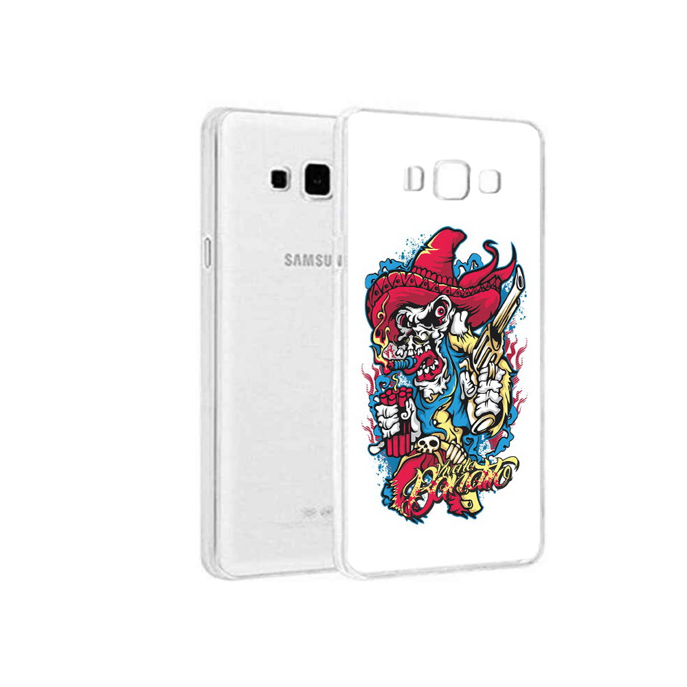 

Чехол MyPads Tocco для Samsung Galaxy On7 нарисованный скелет с писталетом, Tocco