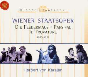 

Wiener Staatsoper Die Fledermaus - Parsifal - Il Trovatore, Karajan, 9 CD