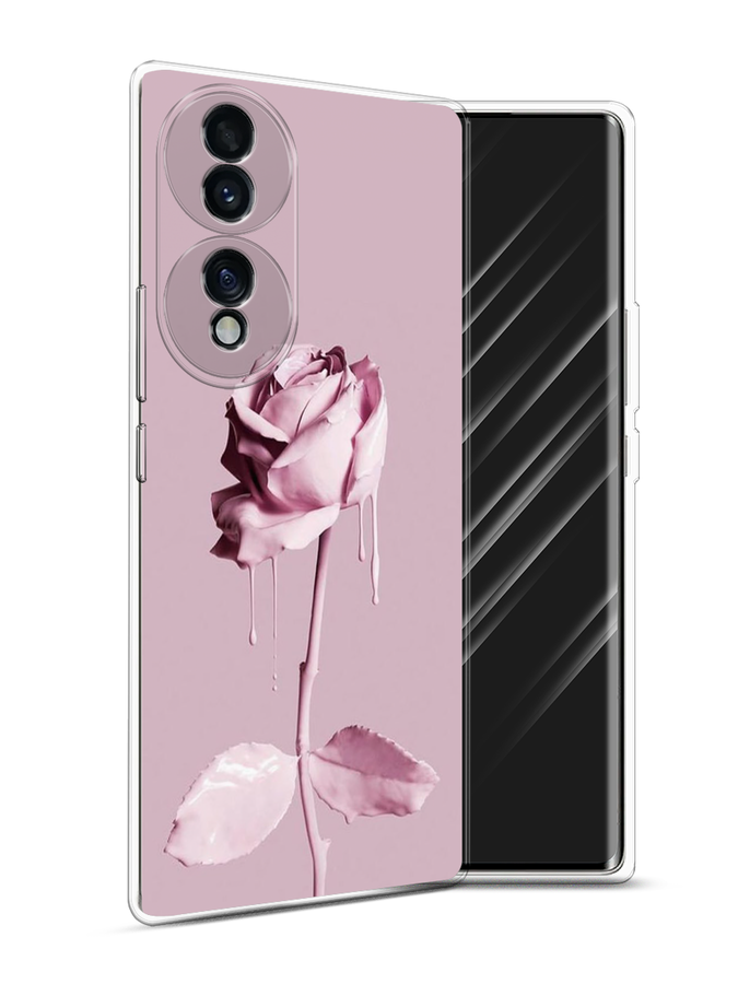 

Чехол Awog на Honor 70 "Роза в краске", Разноцветный, 6108250-8
