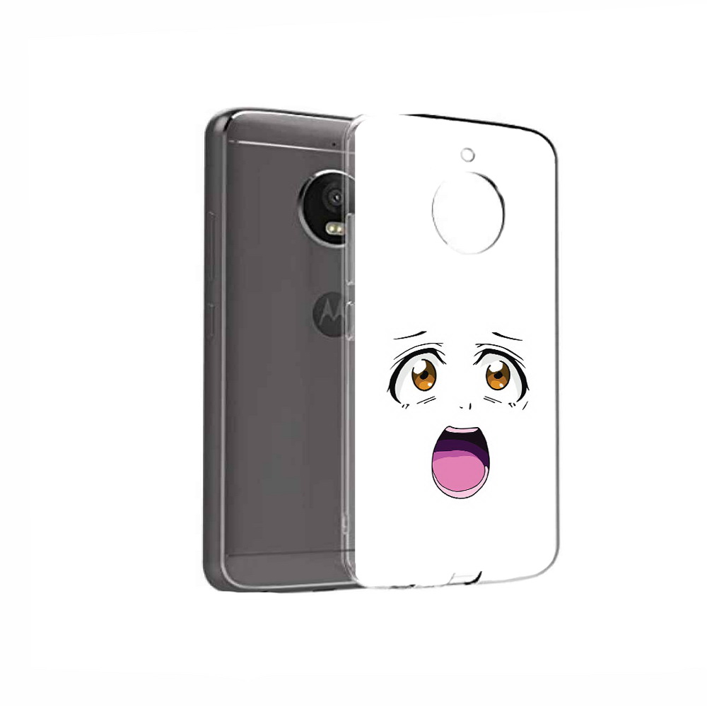 

Чехол MyPads Tocco для Motorola Moto E4 аниме лицо (PT99977.370.223), Прозрачный, Tocco