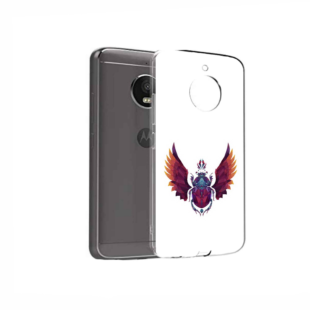 

Чехол MyPads Tocco для Motorola Moto E4 алмазный скоробей (PT99977.370.219), Прозрачный, Tocco