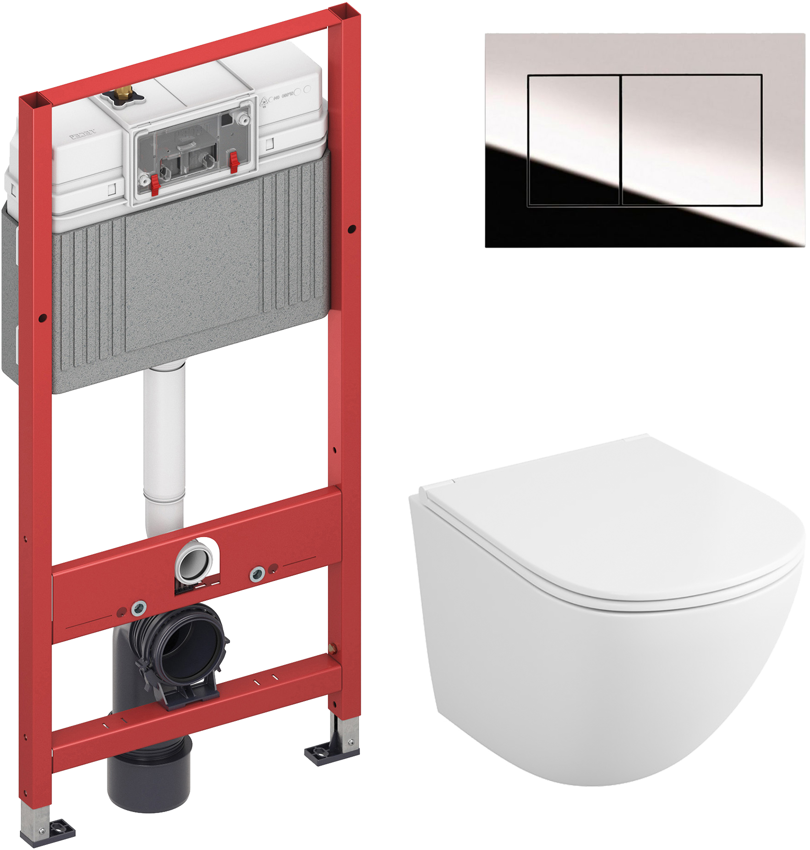 

Комплект Унитаз подвесной Owl 1975 Cirkel-H OWLT190302 безободковый + Система инсталляции, Cirkel-H OWLT190302