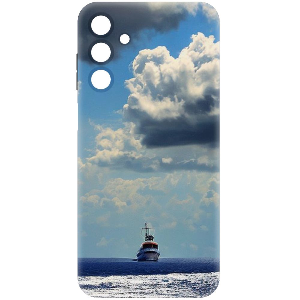 

Чехол-накладка Krutoff Soft Case Море для Samsung Galaxy M15 черный