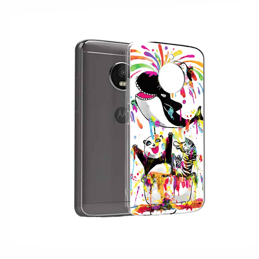 

Чехол MyPads Tocco для Motorola Moto E4 Хиппи кит (PT99977.370.191), Прозрачный, Tocco