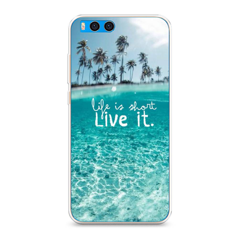 

Чехол Awog на Xiaomi Mi Note 3 "Live it", Разноцветный, 32450-7