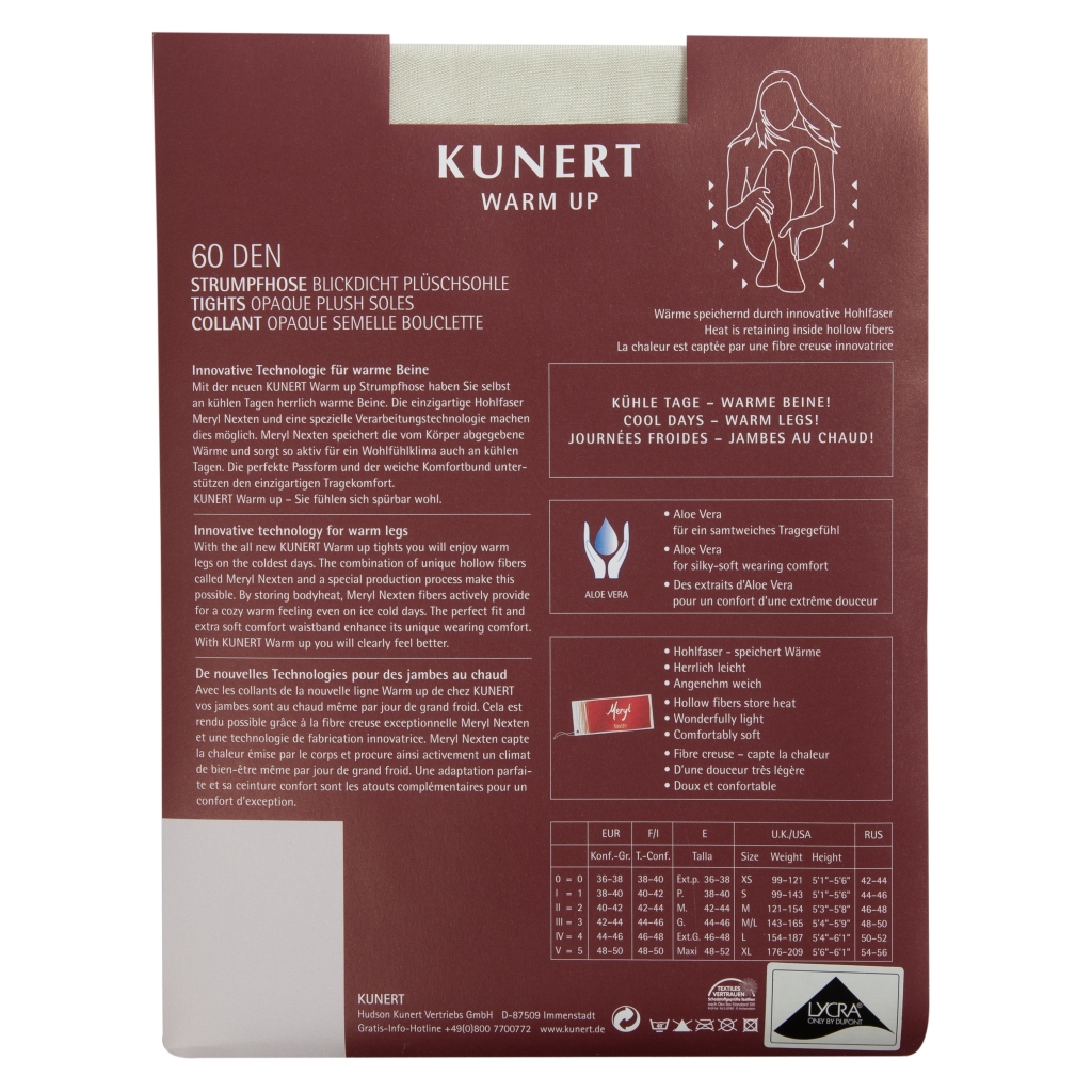 

Колготки женские Kunert 3360 серые 4, Серый, 3360